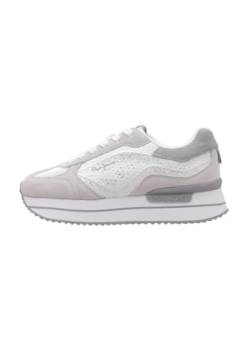 Pepe Jeans Damen Rusper Gala Sneaker, Weiß (Weiß), 4 von Pepe Jeans