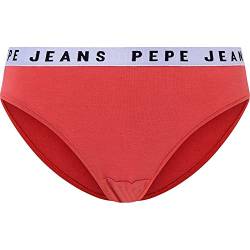 Pepe Jeans Damen Solid Bikini Style Underwear, Red (Red), L von Pepe Jeans