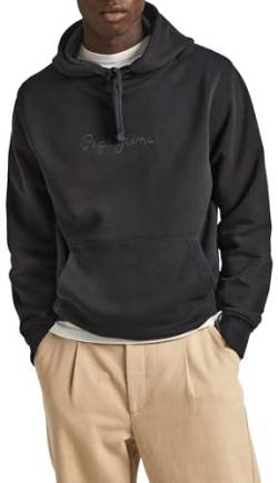 Pepe Jeans Herren Joe Hoodie Hooded Sweatshirt, Black (Black), M von Pepe Jeans