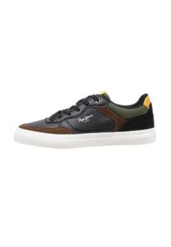 Pepe Jeans Herren Kenton MASTERLOW Sneaker, Black (Black), 42 EU von Pepe Jeans