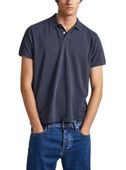 Pepe Jeans Herren New Oliver Gd Polo, Blau (Dulwich Blue), M von Pepe Jeans