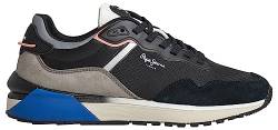 Pepe Jeans Herren Nº22 Evolution M Sneaker, Black (Black), 43 EU von Pepe Jeans