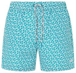 Pepe Jeans Herren P Print Badeshorts, Blau (Dunkeltürkisblau), M von Pepe Jeans