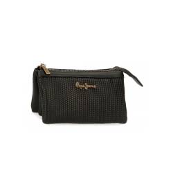 Pepe Jeans für Damen. 7594331 Lena Drei-Fach-M (OSFA), Schwarz, Lässig, Synthetisch von Pepe Jeans