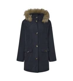 Pepe Jeans für Damen. PL402435 Clementine Parka navy (L), Lässig, Polyester, Marine von Pepe Jeans