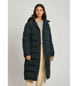 Pepe Jeans für Damen. PL402437 Bibi Jacke schwarz (L), Lässig, Polyester, Nachhaltig von Pepe Jeans