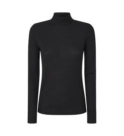 Pepe Jeans für Damen. PL505978 Flory Pullover schwarz (L), Lässig, Polyester, Langarm von Pepe Jeans