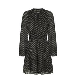 Pepe Jeans für Damen. PL953605 Salina Kleid schwarz (XS), Lässig, Polyester, Langarm von Pepe Jeans