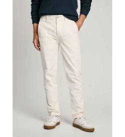 Pepe Jeans für Herren. PM211758 Chinohose Slim Corduroy weiß (31), Lässig, Baumwolle von Pepe Jeans