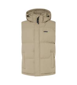 Pepe Jeans für Herren. PM403015 Teddyweste beige (M), Lässig, Polyester von Pepe Jeans