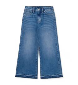 Pepe Jeans für Mädchen. PG201676 Weit geschnittene Jeans Undon Jr blau (16Años= 176cm), Lässig, Baumwolle, Denim, Kinderbekleidung von Pepe Jeans