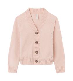 Pepe Jeans für Mädchen. PG701058 Strickjacke Renae rosa (6años= 104cm), Lässig, Polyester, Kinderbekleidung von Pepe Jeans