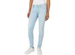 Skinny-fit-Jeans PEPE JEANS "SOHO" Gr. 25, Länge 32, blau (hell) Damen Jeans im 5-Pocket-Stil mit 1-Knopf Bund und Stretch-Anteil von Pepe Jeans