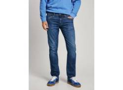 Straight-Jeans PEPE JEANS "STRAIGHT JEANS" Gr. 36, Länge 30, blau (medium schwarz), Herren, Denim/Jeans, Obermaterial: 99% Baumwolle, 1% Elasthan, Jeans von Pepe Jeans