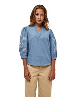 Peppercorn ,Women's ,Delara Blouse, 9600 LIGHT BLUE WASH ,S von Peppercorn