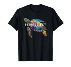 Perdido Key FL Florida Urlaubs-Souvenir im Vintage-Stil mit Meeresschildkröten T-Shirt von Perdido Key FL Retro Vintage Apparel