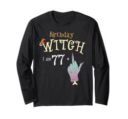 78th Birthday Witch Funny Halloween - Yes It's My Birthday Langarmshirt von Perfect Outfit for Witches and Halloween Birthdays