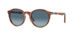 Persol Herren PO3171S  96/Q8 Gläser SONNENBRILLEN Acetat Braun Blau Pantos Normal Sfumato von Persol