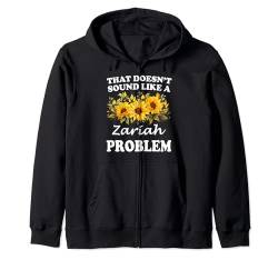 Das klingt nicht nach einem Zariah-Problem, Sunflower Girl Kapuzenjacke von Personalized Floral First Name For Women