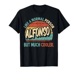 ALFONSO Wie ein normaler Mensch, aber viel cooler, altmodisch T-Shirt von Personalized Vintage Apparel.