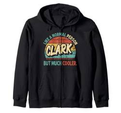 CLARK Wie ein normaler Mensch, aber viel cooler, altmodisch Kapuzenjacke von Personalized Vintage Apparel.