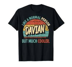 DAVIAN Wie eine normale Person, aber viel cooler, altmodisch T-Shirt von Personalized Vintage Apparel.