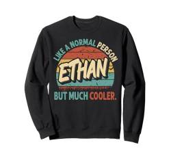 ETHAN Wie eine normale Person, aber viel cooler, altmodisch Sweatshirt von Personalized Vintage Apparel.