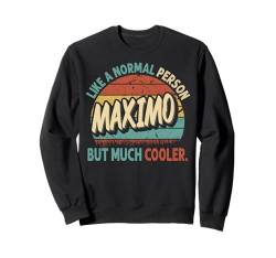 MAXIMO Wie ein normaler Mensch, aber viel cooler Vintage Sweatshirt von Personalized Vintage Apparel.