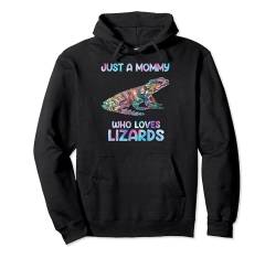 Watercolor Just A Mommy Who Loves Armadillo Girdled Lizards Pullover Hoodie von Pet Reptiles Lizards Animal tee.