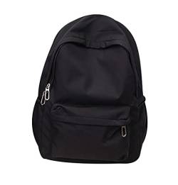 Schulrucksack Mädchen Teenager Rucksack Schule School Backpack Schultasche Damen Lässig Schul Rucksack Jugendliche Mädchen Travel College Backpack Women Süßer Uni Schulrucksäcke Oberstufe Schwarz von Peuignao