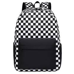 Schulrucksack Mädchen Teenager Rucksack Schule Schultasche Damen School Bag Backpack Schulranzen Uni Rucksack Teenager Mädchen Freizeitrucksack Schulrucksack Oberstufe Teen Jugendliche Mädchen Schwarz von Peuignao