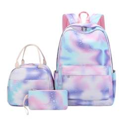 Schulrucksack Mädchen Teenager Shuleres Rucksack Schule Jugendliche Schultasche Schultaschen Backpack School Bag Schulrucksäcke Mädchen Schul Rucksäcke College Studenten Rucksack für Die Schule Teen von Peuignao