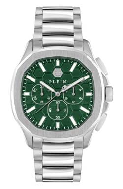 Philipp Plein Herren Analog Quarz Uhr mit Edelstahl Armband 7630615129426 von Philipp Plein