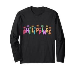 Philippinisches Souvenir Filipino Pride Travel für Herren, Damen und Jungen Langarmshirt von Philippines Filipino Souvenir Clothing Apparel