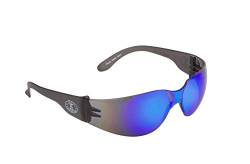 PiWear Dallas BM rahmenlose blau verspiegelte Motorradbrille Sonnenbrille von PiWear