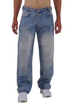 Picaldi® Zicco 474 Baggy Jeans | Loose & Baggy Fit | Straight Leg | Locker & Weit Geschnittene Hose (W31/L32, Mozaik) von Picaldi