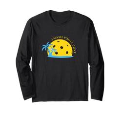 Pickleball Sunset - Pickleball Paradise Island Langarmshirt von Pickleball Beach Apparel