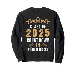 Klasse von 2025 Countdown in Progress Vintage Graduate Sweatshirt von Picla4 Vintage Graduation