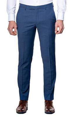 Pierre Cardin Herren Mix & Match Hose Dupont Futureflex Anzughose, blau, 34 von Pierre Cardin