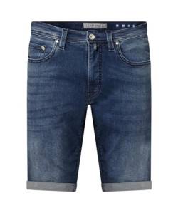 Pierre Cardin Herren kurze Hose Lyon Bermuda | Männer Freizeit-Shorts | Tapered Fit | Dark Blue Used Buffies Washed | dark blue Used Buffies 8128 6814 | 32 von Pierre Cardin