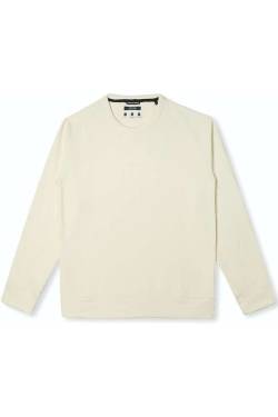 Pierre Cardin Modern Fit Sweatshirt Rundhalsweiss, Meliert von Pierre Cardin