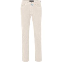 pierre cardin Lyon Cordhose, Tapered Fit, für Herren, weiß, 38/36 von Pierre Cardin