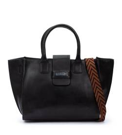 Pikolinos für Damen. WHA-352 Soller Tasche schwarz (OSFA), Lässig, Leder von Pikolinos