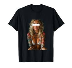 Vintage Sexy Girl T-Shirt von Pin Up für Damen Herren