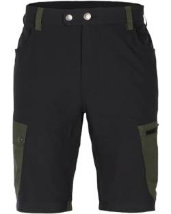 Pinewood 5316 Finnveden Trail Hybrid Shorts Black/Mossgreen (462) C56 von Pinewood