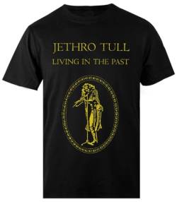 Jethro Tull Living In The Past Herren Schwarz T-Shirt Herren T-Shirt Regular von Pinitotee