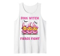 In October We Wear Pink Chickens Halloween Breast Cancer Tank Top von Pink Breast Cancer Awareness Halloween Costume