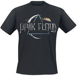 Pink Floyd Logo Männer T-Shirt schwarz XL 100% Baumwolle Band-Merch, Bands, Nachhaltigkeit von Pink Floyd