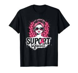 Support Squad Damen Sonnenbrille Pink Brustkrebs-Bewusstsein T-Shirt von Pink Ribbon Breast Cancer Fighter Support Gifts