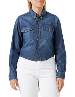 Pinko Damen Scherma Denim leicht Hemd, Pjd_Waschen Medium, 42 von Pinko